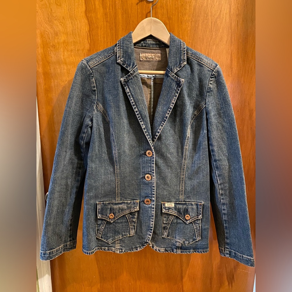 Vintage Levi's Denim Stretch Blazer Y2K